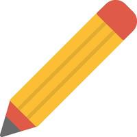 ícone plano de lápis vetor