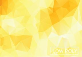 Amarelo geométrico baixo vetor de ilustração de estilo poli