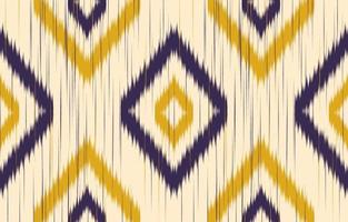 padrão sem emenda geométrico étnico ikat tradicional. tecido estilo indiano. vetor