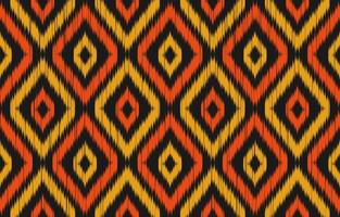 arte de padrão tribal étnico bonito. padrão sem emenda ikat étnico tradicional. vetor