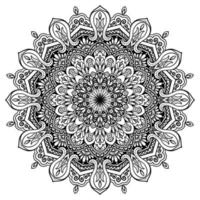 formas de mandala fáceis para colorir vector mandala flor ilustração de padrão de flor oriental