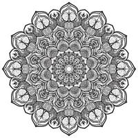 formas de mandala fáceis para colorir vector mandala flor ilustração de padrão de flor oriental