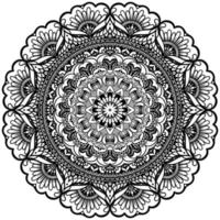 formas de mandala fáceis para colorir vector mandala flor ilustração de padrão de flor oriental