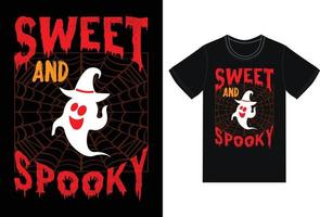 design de t-shirt de citações de halloween para o dia de halloween vetor