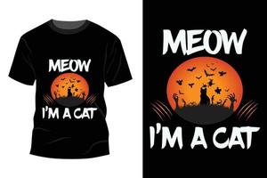 desenho de t-shirt halloween vetor