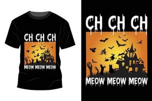 desenho de t-shirt halloween vetor