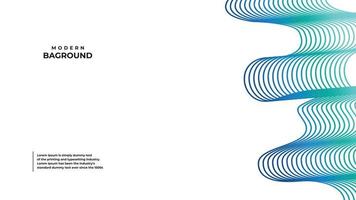 cores e linhas de fundo abstratas em um modelo de vetor moderno de bela combinação para design de cartazes e muito mais