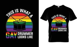 design de camiseta paga gay, slogan de camiseta paga gay e design de vestuário, tipografia paga gay, vetor pago gay, ilustração paga gay