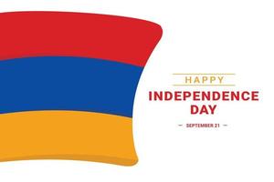 dia da independência da Armênia vetor