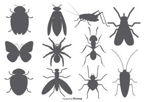 Formas vetoriais de insetos vetor