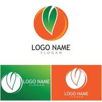 design de logotipo laranja vector ícone ilustração design