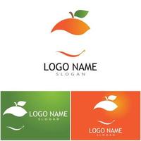 design de logotipo laranja vector ícone ilustração design