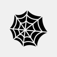 ícone spiderweb.icon no estilo glifo. adequado para impressões, pôsteres, panfletos, decoração de festa, cartão de felicitações, etc. vetor