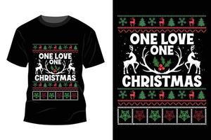 design de camiseta de natal vetor