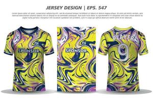 Jersey design sublimação camiseta padrão geométrico premium incrível coleção de vetores para futebol futebol corrida ciclismo jogos motocross esportes