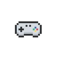 pixel art de jogo de joystick vetor