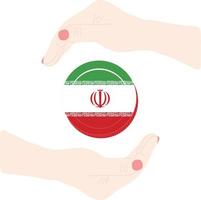 vetor de bandeira iraniana desenhado à mão, vetor de rial iraniano desenhado à mão,