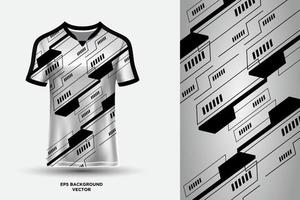 camiseta esportiva abstrata jersey adequada para corridas, futebol, jogos, motocross e esportes eletrônicos vetor