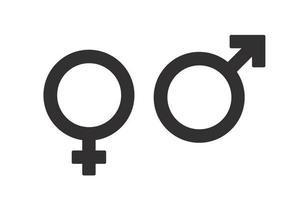 símbolo de ícone de gênero. ilustração vetorial vetor