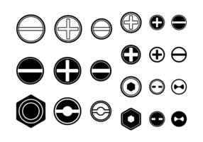 Parafusos / Nuts / Nail Vector Icon