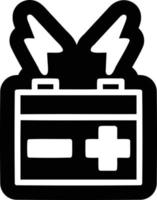 símbolo de ícone de bateria vetor