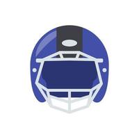 um capacete de rugby para proteger os jogadores de futebol americano. vetor