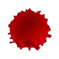 mancha vermelha mancha tinta vinho sangue. ilustração vetorial vetor