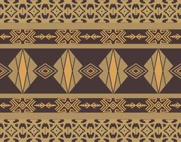 padrão geométrico com forma tribal. projetado em ikat, boho, asteca, folk, motivo, cigano, estilo árabe. ideal para vestuário de tecido, cerâmica, papel de parede, papelaria, identidade de marca e design de embalagem. vetor