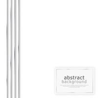 abstrato branco com linhas de aço, cartão postal de modelo web em branco para publicidade - vetor