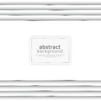 abstrato branco com linhas de aço, cartão postal de modelo web em branco para publicidade - vetor