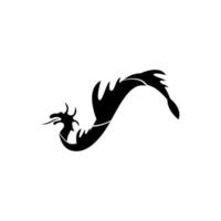 vetor de ilustração de ícone de dragão