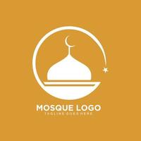 vetor de design de ícone de mesquita