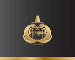 luxo perfume logotipo vetor