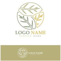 logotipo de árvore abstrata para floresta e parque nature.with uma combinação de elementos de linha .vector para projetos de negócios, agricultura, conceitos ecológicos, vegetação e beleza natural. vetor