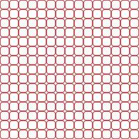 sem costura padrão abstrato com muitas caixas de bordas arredondadas quadradas vermelhas geométricas. desenho vetorial. papel, pano, tecido, pano, vestido, guardanapo, impressão, presente, camisa, cama, vermelho, laranja, conceito marrom. vetor