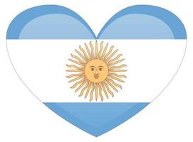 bandeira argentina original e simples isolada em cores oficiais e proporção corretamente vetor