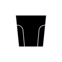 copo, vidro, modelo de logotipo de ilustração vetorial de ícone de laboratório. adequado para muitos propósitos. vetor