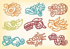 Vector quetzalcoatl grátis para ícones