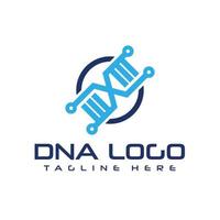 design de logotipo de dna para empresa de negócios vetor