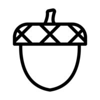 design de ícone de bolota vetor