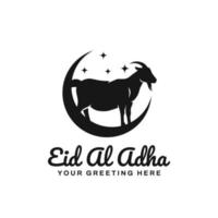 vetor de design de logotipo eid al adha