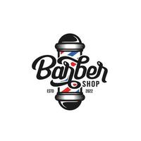 vetor de logotipo de barbearia