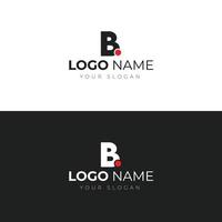 modelo de logotipo letra b. um modelo de logotipo adequado para o seu negócio. você pode usar este logotipo para qualquer negócio. vetor