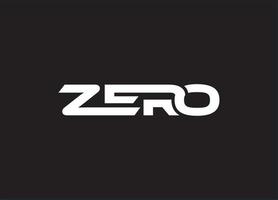 logotipo da letra zero ou modelo de imagem vetorial de design de ícone vetor