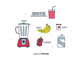 Vetor de smoothie