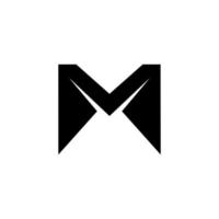 vetor de conceito de logotipo m inicial. vetor livre de símbolo de ícone criativo
