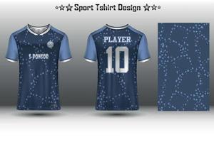 maquete de camisa de futebol, maquete de camisa de futebol, maquete de camisa de ciclismo e maquete de camisa esportiva com padrão geométrico abstrato vetor