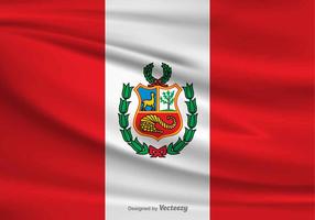 Bandeira do vetor do Peru