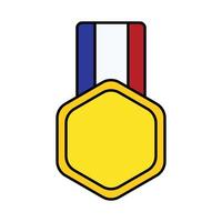 ilustração de medalha vetor