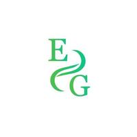 por exemplo, design de logotipo de cor verde para sua empresa vetor